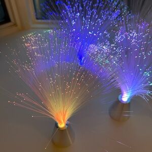 3 Fibre Optic Lights - Sensory/Halloween/Centerpiece